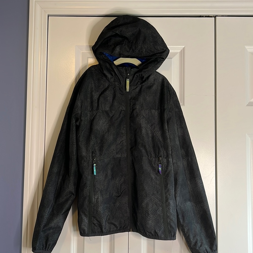 C9 by Champion Windbreaker Anorak Jacket Size M 8/10 Black/Gray